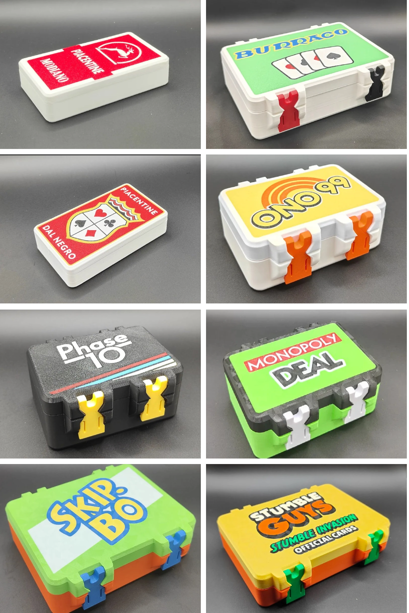 Card game boxes