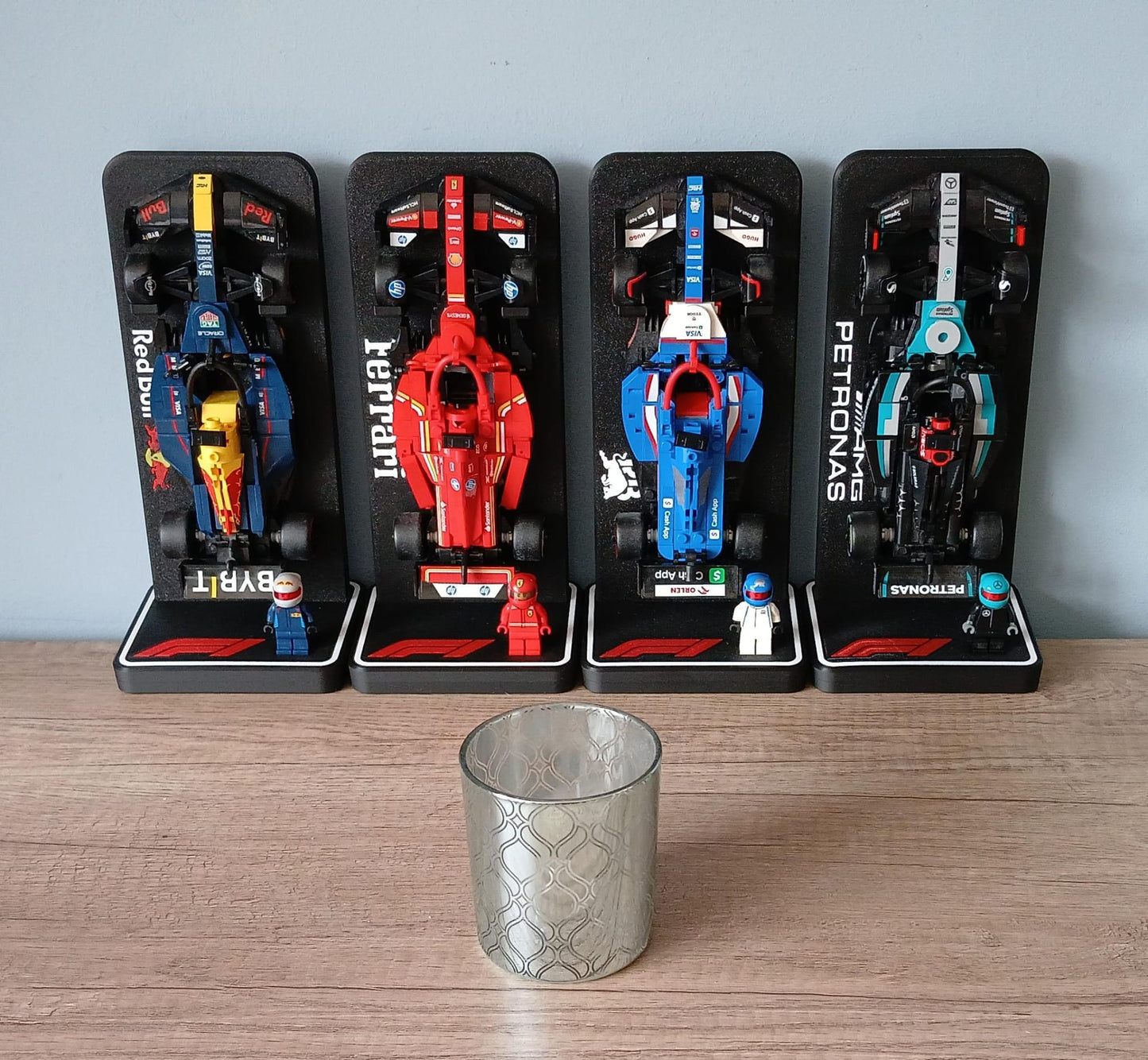 Lego F1 car display stands