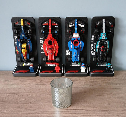 Lego F1 car display stands