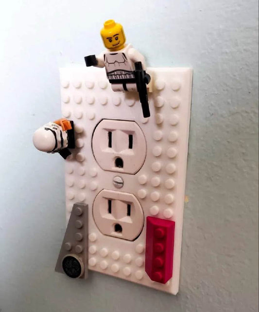 Lego wall plug cover