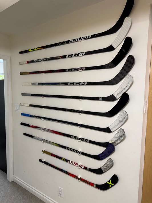 Hockey stick holder/display